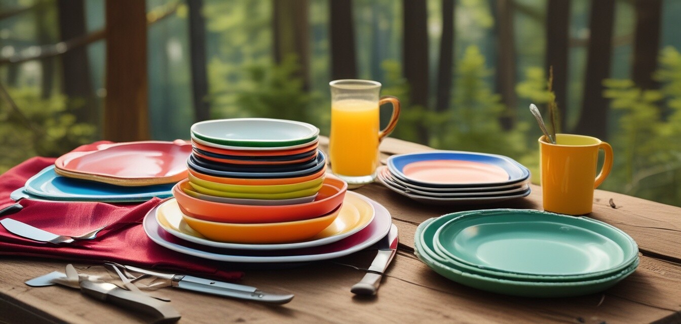 Top mehrteilige Geschirrsets für das Camping