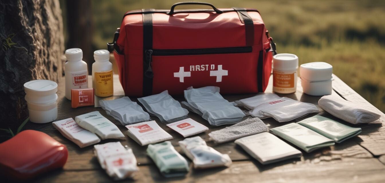 Erste Hilfe Ausrüstung für Camping