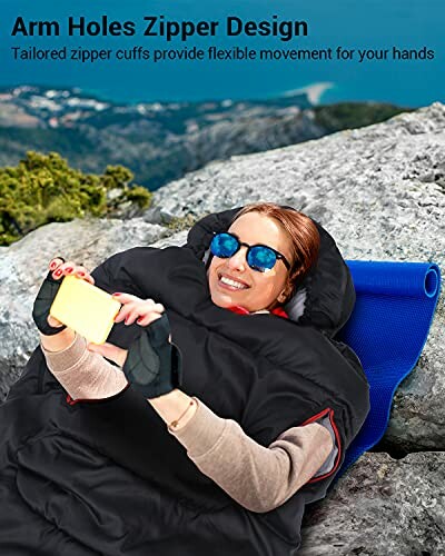 Sportneer Schlafsack 3-4 Jahreszeiten